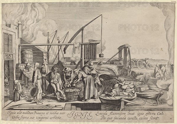 Ignis (Fire), 1622. Creator: Jan van de Velde II.