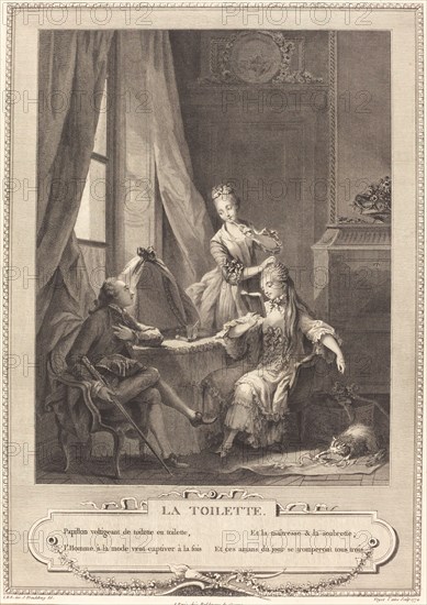 La toilette, 1774. Creator: Nicolas-Joseph Voyez.