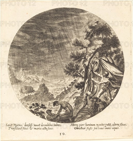 The Flood, 1665. Creator: Georg Andreas Wolfgang.