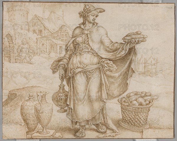 Abigail, c. 1560. Creator: Maerten van Heemskerck.