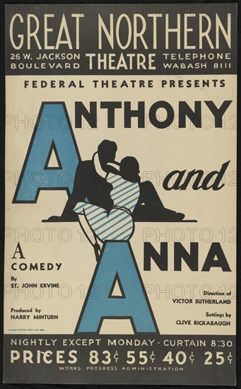 Anthony and Anna, Chicago, 1938. Creator: Unknown.