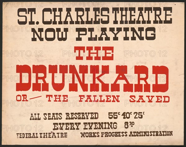 The Drunkard, New Orleans, 1939. Creator: Unknown.