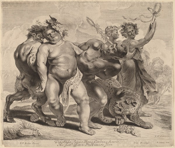 Drunkenness of Bacchus. Creator: Jonas Suyderhoef.