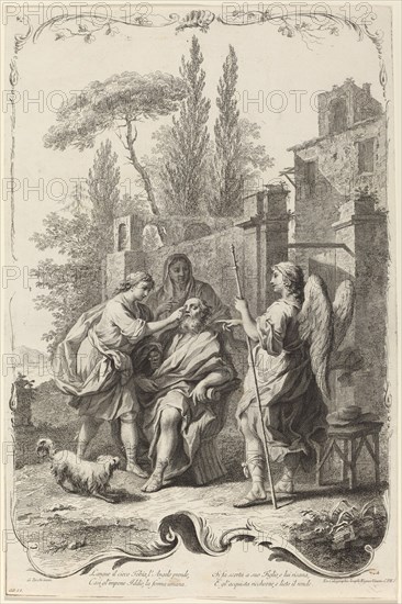 The Blind Tobias, c. 1745. Creator: Joseph Wagner.