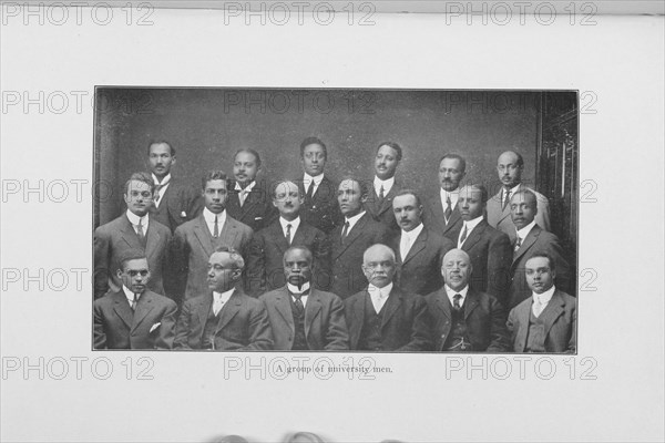 A group of university men, 1916. Creator: Unknown.