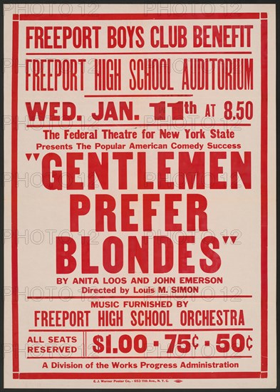 Gentlemen Prefer Blondes, [193-]. Creator: Unknown.