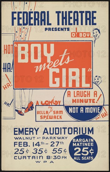 Boy Meets Girl, Cincinnati, 1938. Creator: Unknown.