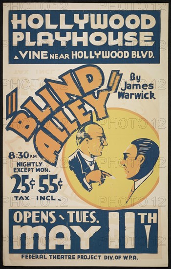 Blind Alley, Los Angeles, [193-]. Creator: Unknown.