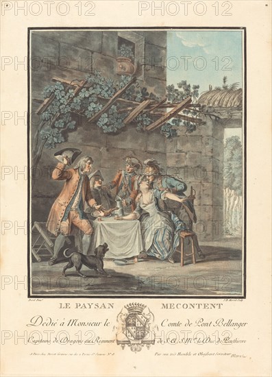 Le paysan mecontent. Creator: Jean Baptiste Morret.