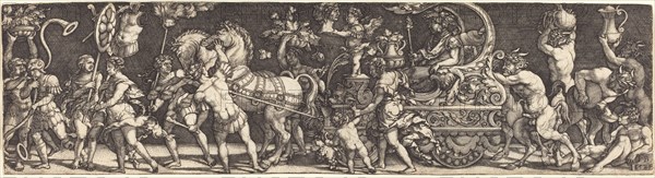 The Triumph of Bacchus, 1528. Creator: Master I. B..