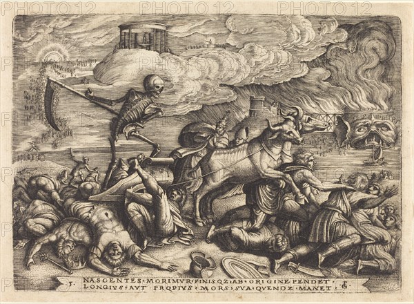 The Triumph of Death, c. 1539. Creator: Georg Pencz.