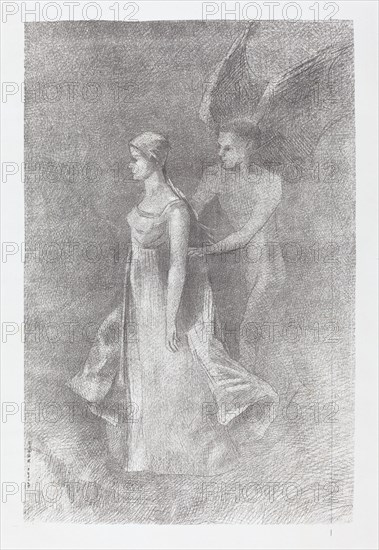 The Haunting (Hantise), 1893. Creator: Odilon Redon.