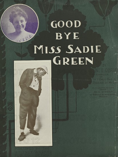 'Good bye Miss Sadie Green', 1901. Creator: Unknown.