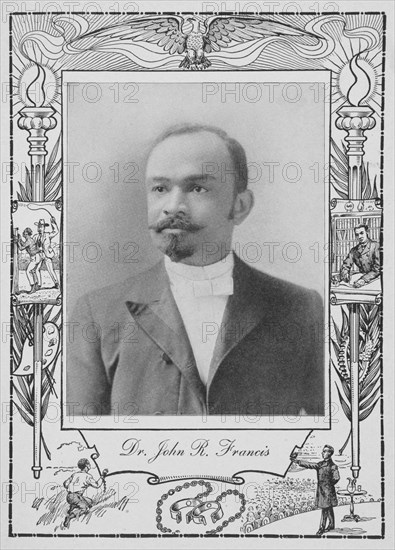 Dr. John R. Francis [recto], 1902. Creator: Unknown.
