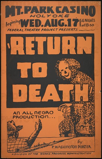 Return to Death, Holyoke, MA, 1938. Creator: Unknown.