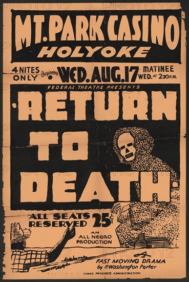 Return to Death, Holyoke, MA, 1938. Creator: Unknown.