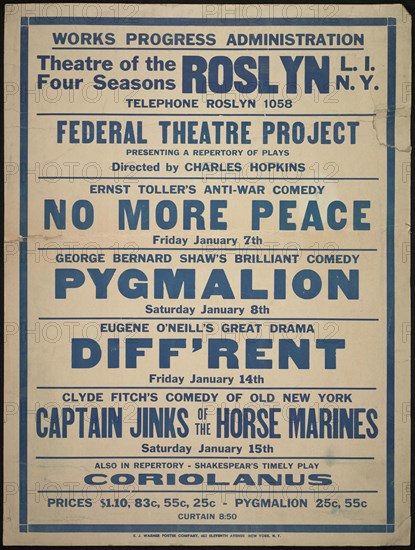 No More Peace, Roslyn, NY, [1930s]. Creator: Unknown.