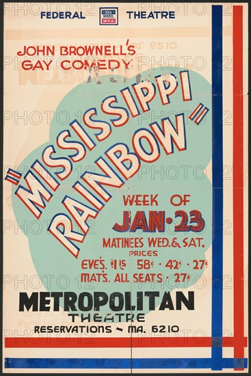 Mississippi Rainbow, Seattle, 1938. Creator: Unknown.