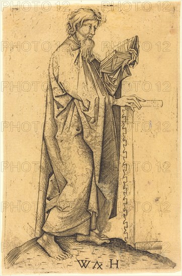 The Apostle Simon, c. 1480/1490. Creator: Wolf Huber.