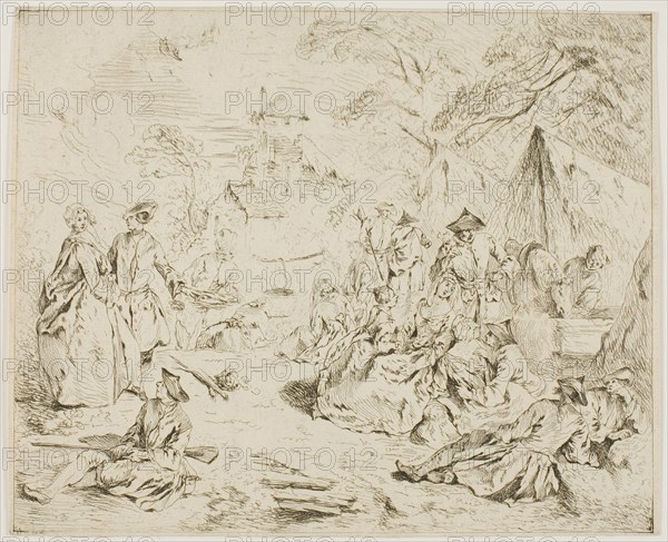 Troops Resting, 1720–25. Creator: Jean-Baptiste Pater.