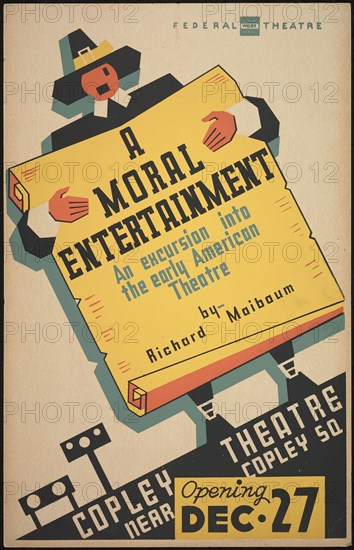 A Moral Entertainment, Boston, 1938. Creator: Unknown.