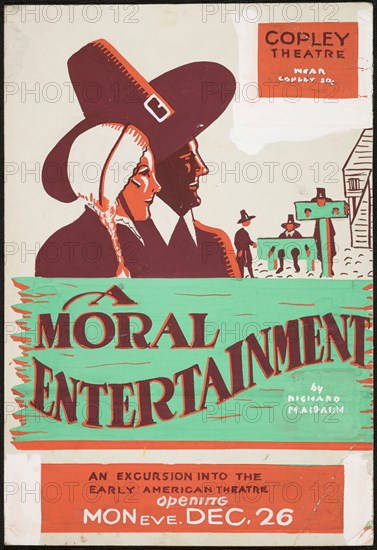 A Moral Entertainment, Boston, 1938. Creator: Unknown.