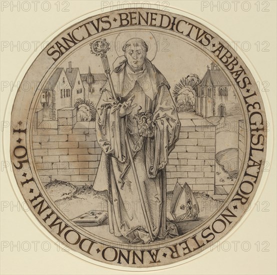 Saint Benedict, 1510/1515. Creator: Hans von Kulmbach.