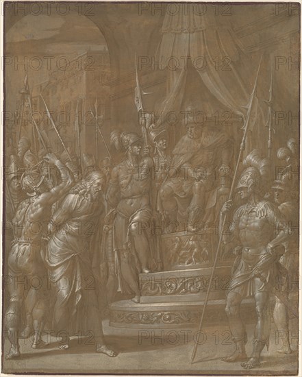 Christ before Herod, c. 1591. Creator: Jacopo Ligozzi.