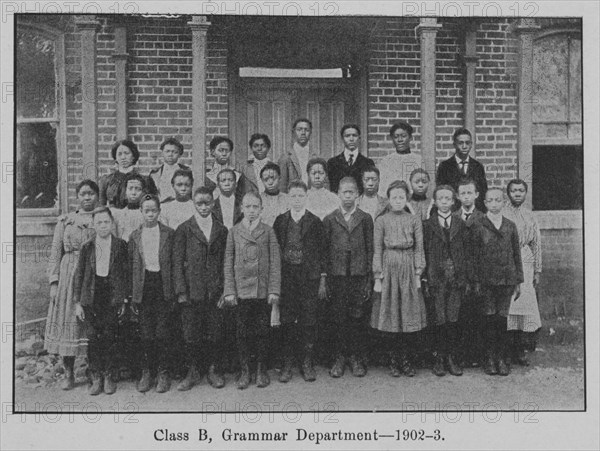 Class B, Grammar Department- 1902-3. Creator: Unknown.