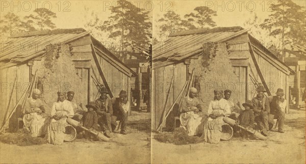 Moss pickers, (1868-1900?). Creator: O. Pierre Havens.