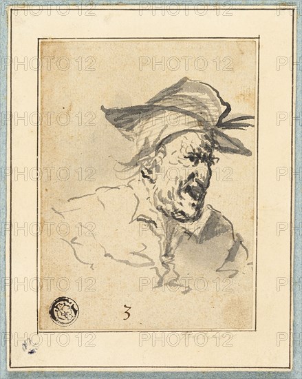 Character Sketch, n.d. Creator: John Hamilton Mortimer.