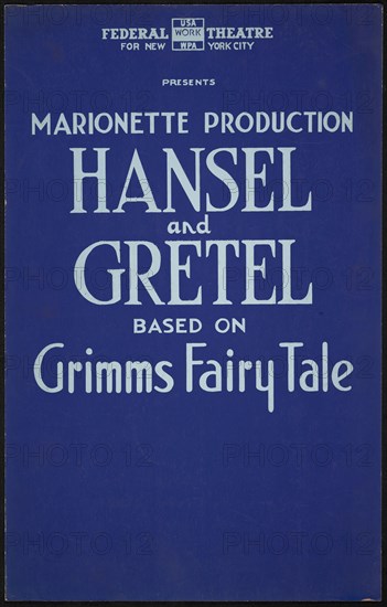 Hansel and Gretel, New York, [1930s]. Creator: Unknown.