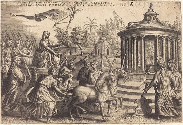 The Triumph of Chastity, c. 1539. Creator: Georg Pencz.