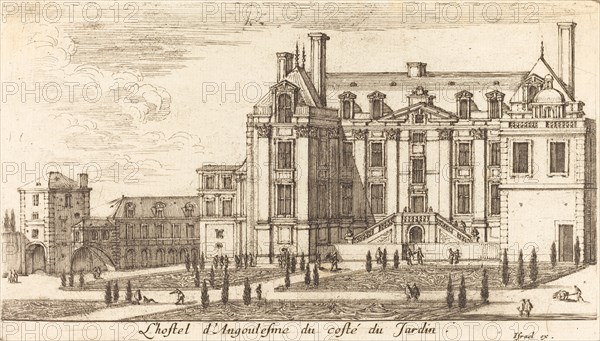 L'hostel d'Angoulesme, 1652. Creator: Israel Silvestre.