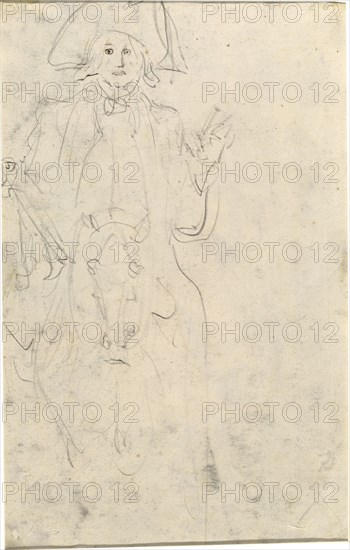 Man on a Horse [verso]. Creator: Jean-Honore Fragonard.