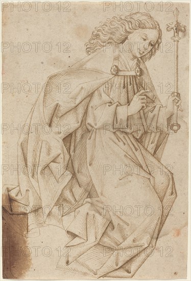 The Angel of the Annunciation, 1480s. Creator: Unknown.