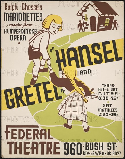 Hansel and Gretel, Portland, OR, 1938. Creator: Unknown.