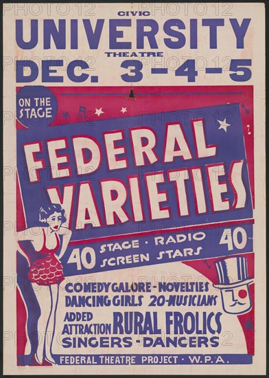 Federal Varieties, Syracuse, NY, 1936. Creator: Unknown.