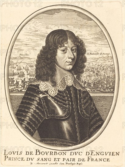 Louis II de Bourbon-Condé. Creator: Balthasar Moncornet.