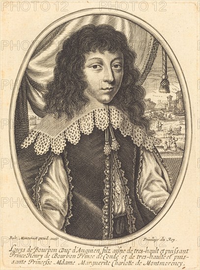 Louis II de Bourbon-Condé. Creator: Balthasar Moncornet.