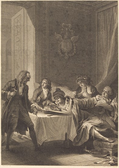 Le glouton, 1794. Creator: Jean Baptiste Blaise Simonet.