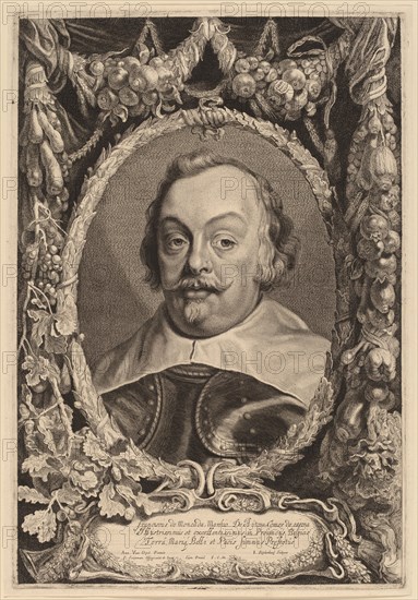 Franciscus de Moncada, 1650?. Creator: Jonas Suyderhoef.