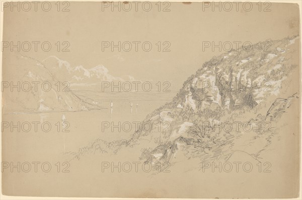 Hudson Highlands, 1860s. Creator: John William Casilear.