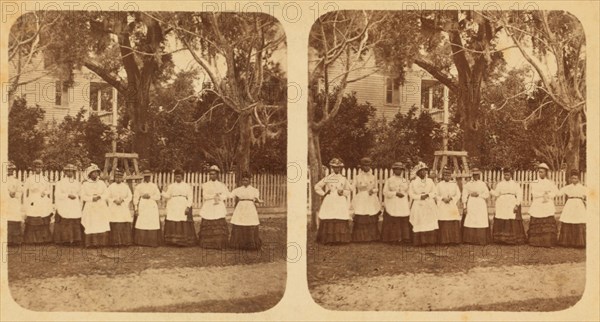 These are the sisters, c1850-c1930. Creator: D. J. Ryan.