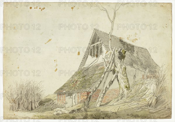 Farm House in Ruins, n.d. Creator: Michael Angelo Rooker.