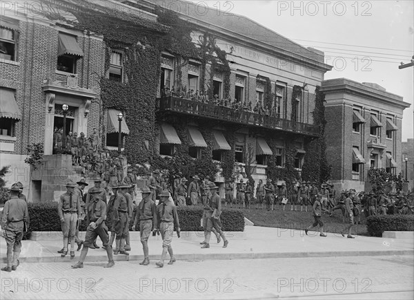 Military Training, 1917 or 1918. Creator: Harris & Ewing.