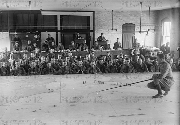 Military Training, 1917 or 1918. Creator: Harris & Ewing.