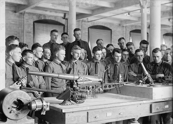 Military Training, 1917 or 1918. Creator: Harris & Ewing.