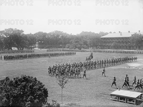 Military Training, 1917 or 1918. Creator: Harris & Ewing.