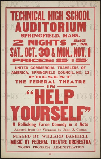 Help Yourself, Springfield, MA, [193-]. Creator: Unknown.